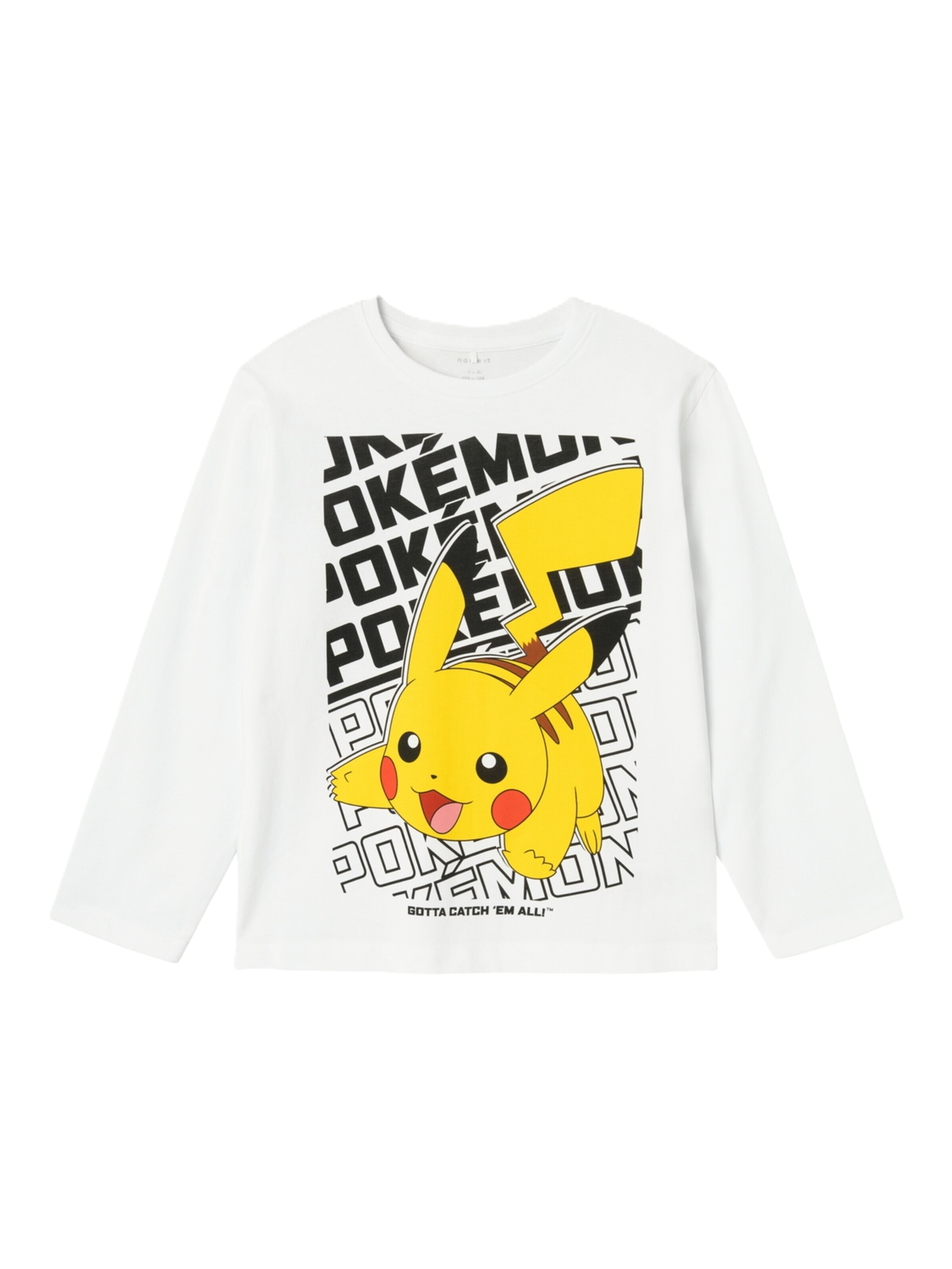 NAME IT Shirt in Wit: voorkant