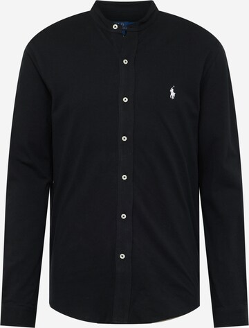 Chemise Polo Ralph Lauren en noir : devant