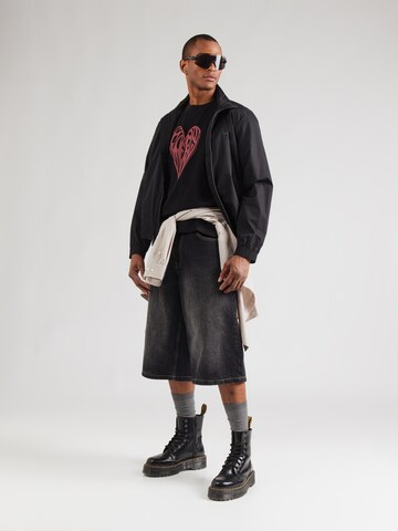 WEEKDAY Shirt 'Great' in Zwart