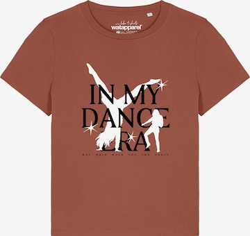 T-shirt 'Dance Era' Watapparel en rouge : devant