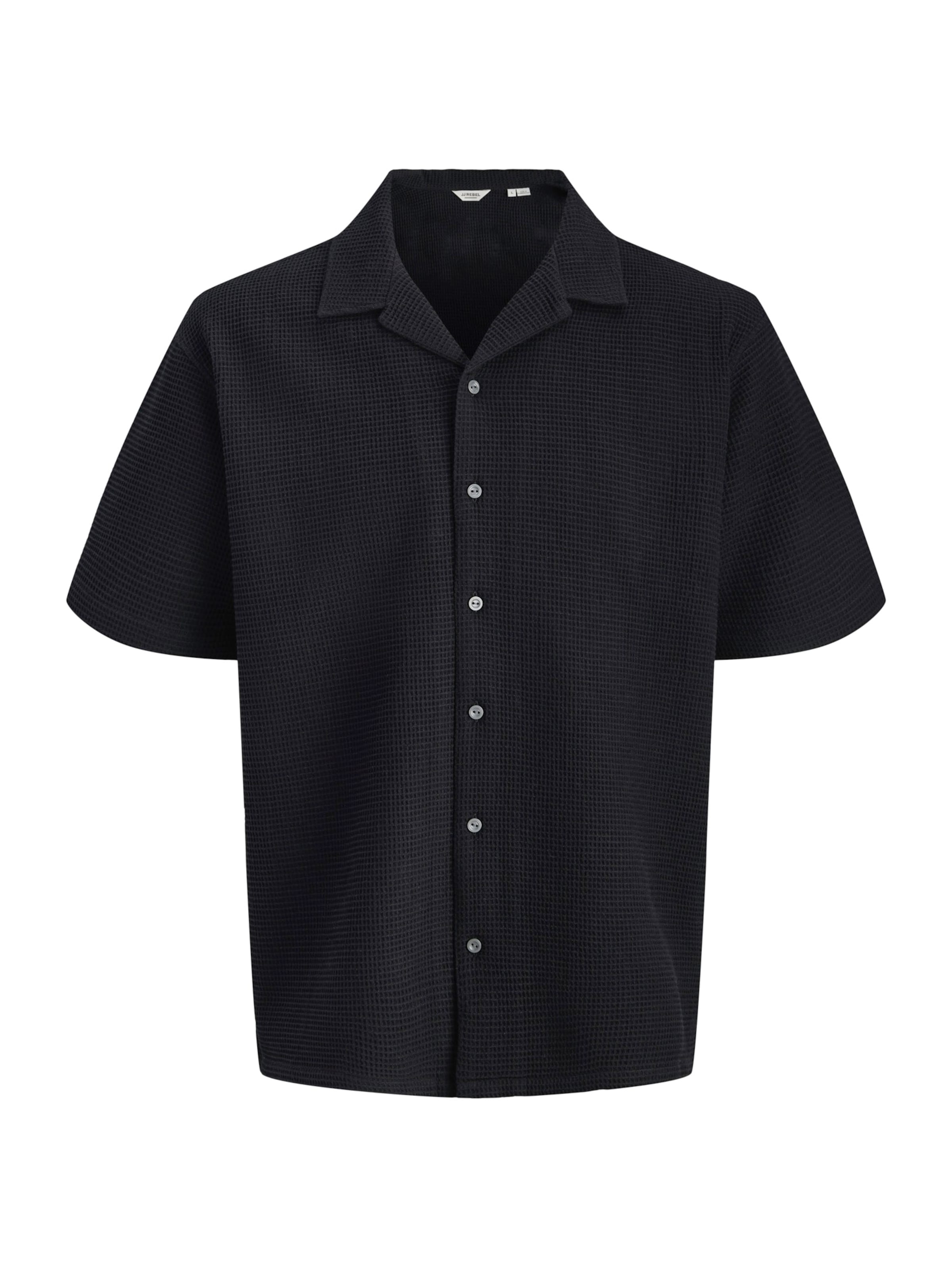 Chemise 'JREBKORSO' JJ Rebel en noir : devant