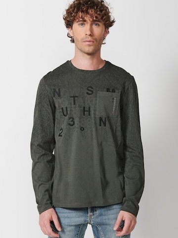 KOROSHI T-shirt i grön: framsida
