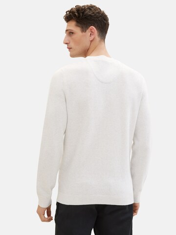 TOM TAILOR - Pullover em branco