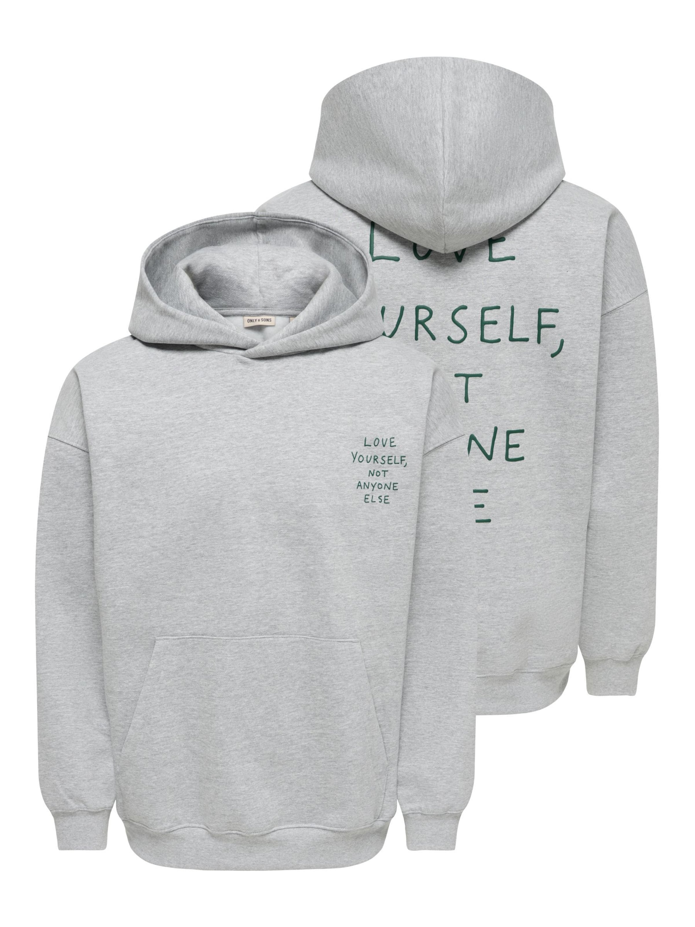 Felpa 'ONSHenry' di Only & Sons in grigio