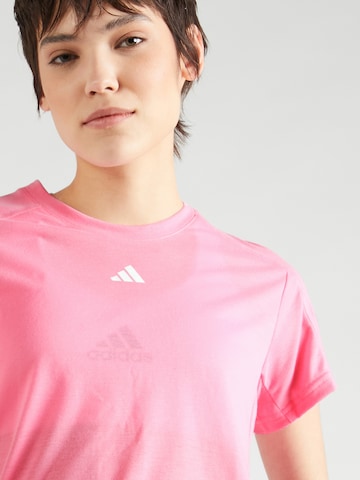 ADIDAS PERFORMANCE Функционална тениска 'Train Essentials' в розово