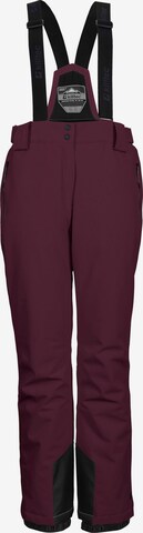 KILLTEC Bootcut Spodnie sportowe w kolorze fioletowy: przód
