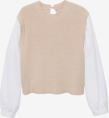 Pull-over 'Leonor' MANGO en beige : devant