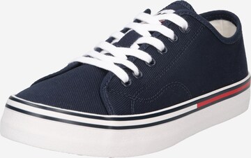 Sneaker low de la Tommy Jeans pe albastru: față