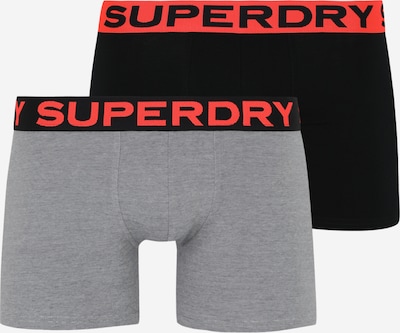 Boxer trumpikės iš Superdry, spalva – margai pilka / raudona / juoda, Prekių apžvalga
