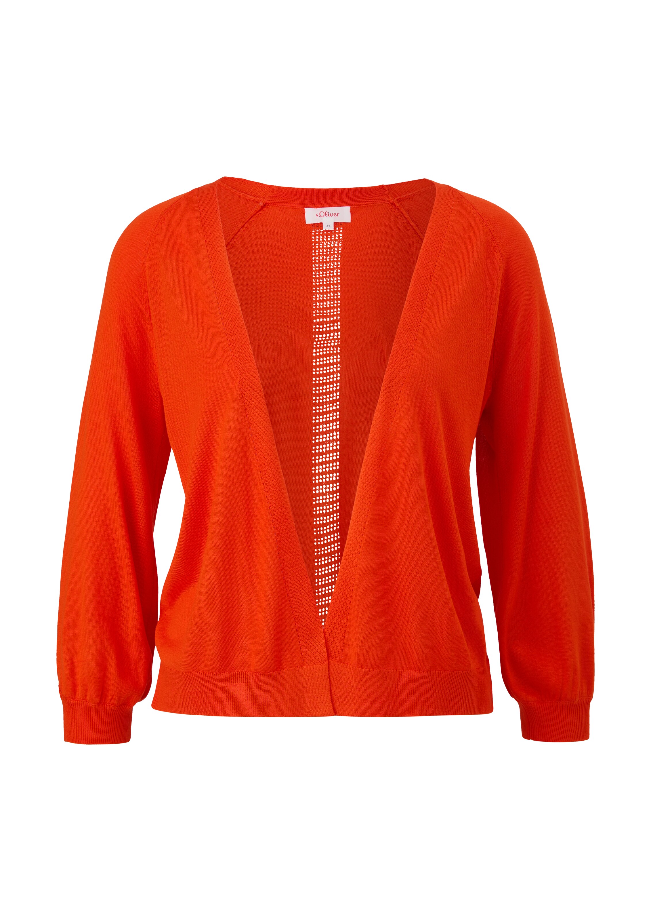 Cardigan s.Oliver en orange : devant
