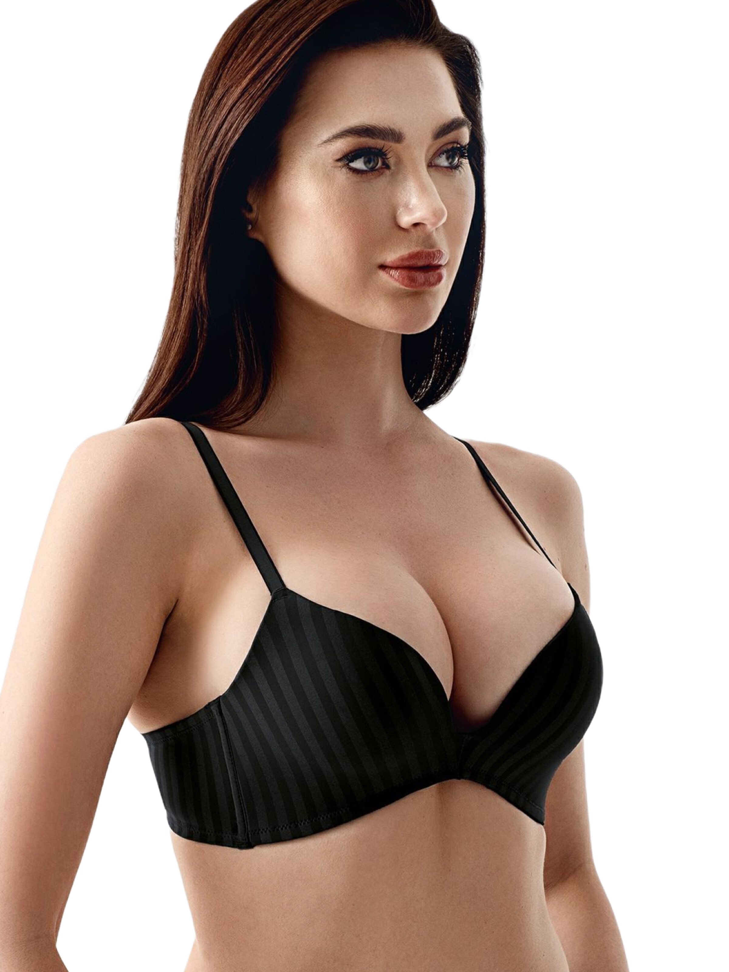 C&City T-Shirt BH in Schwarz