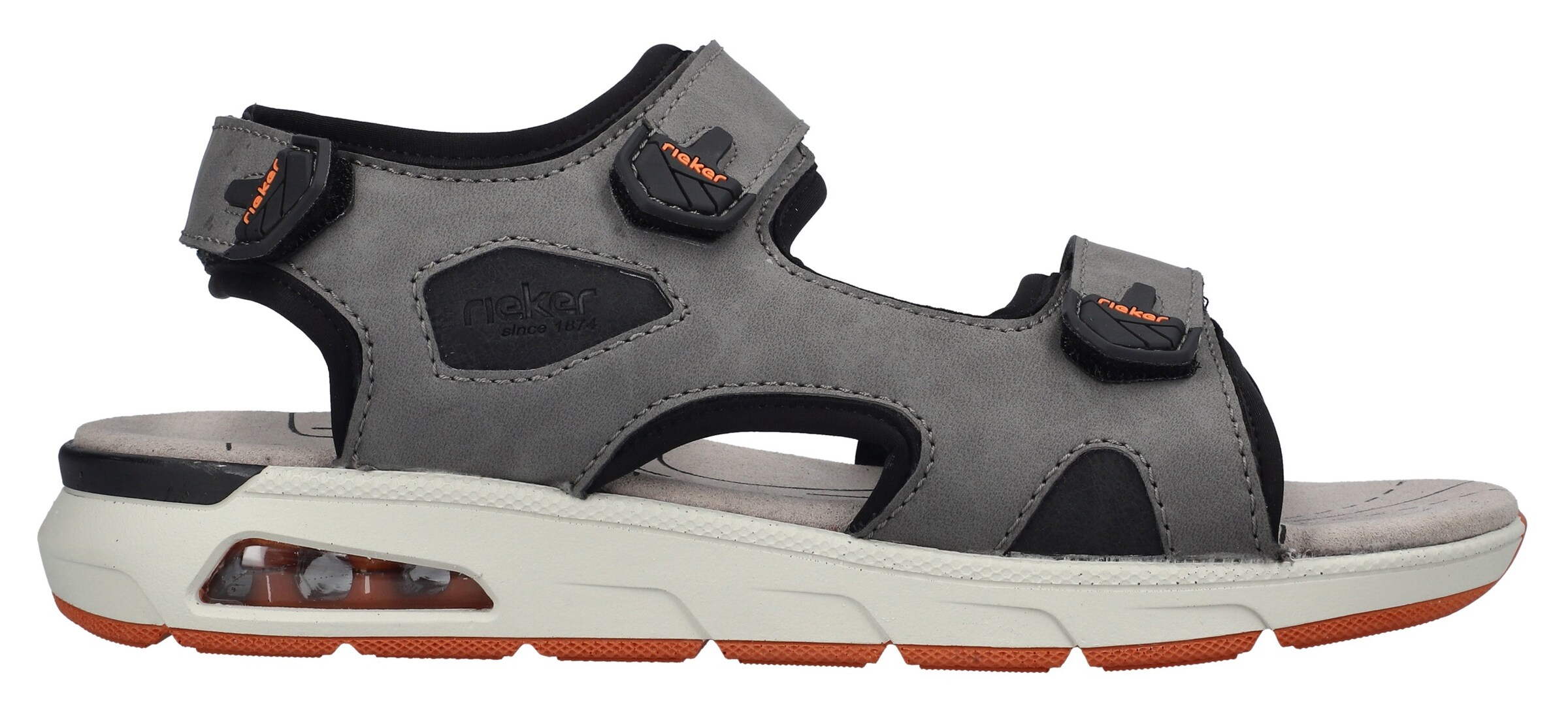 Rieker Hiking Sandals in Grey