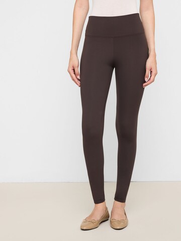 CALZEDONIA Skinny Leggings 'Sculpt Control' in Brown: front
