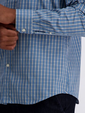 PIERRE CARDIN Regular Fit Hemd im Modern Fit in Blau