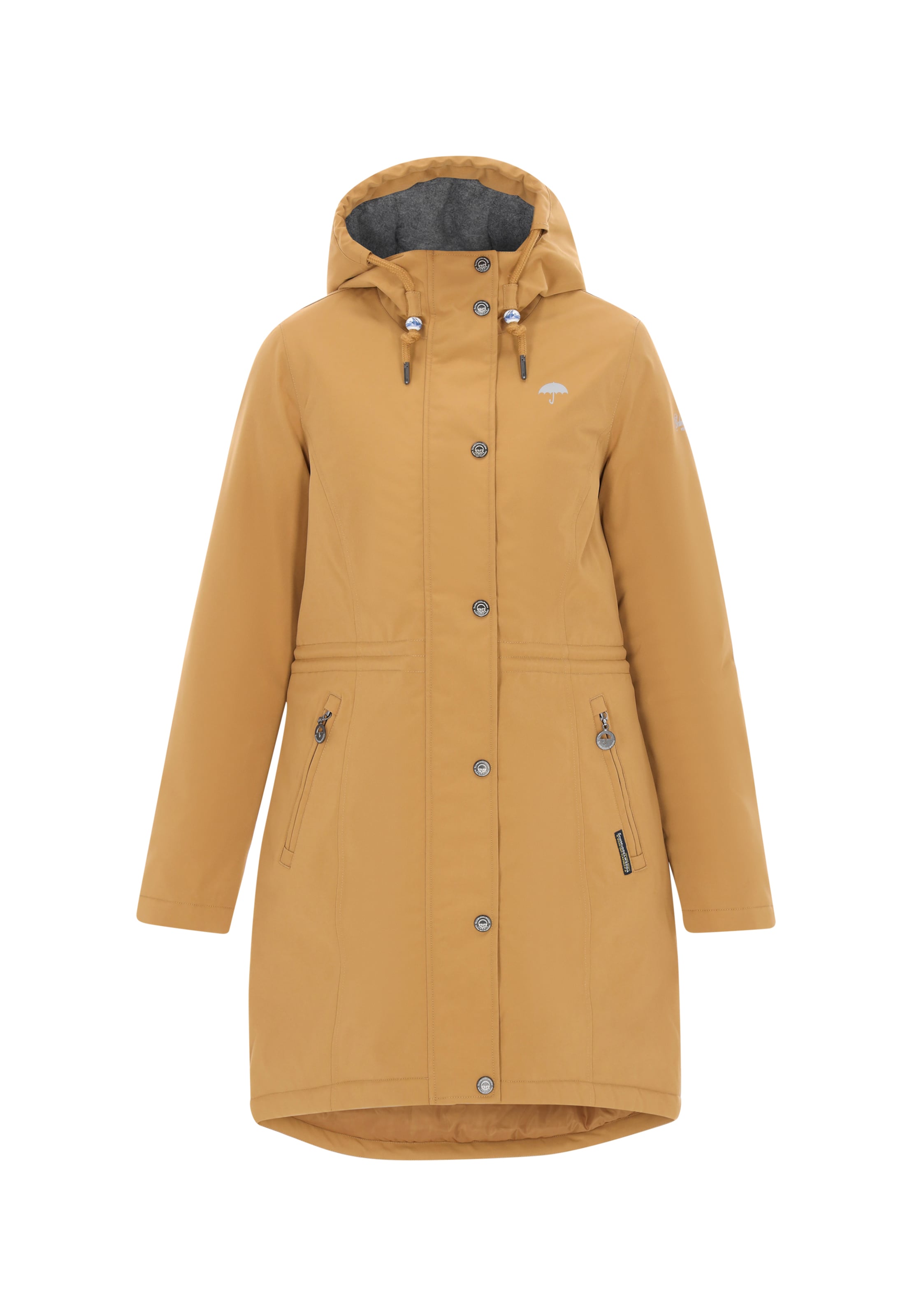 Schmuddelwedda Övergångsparkas i beige: framsida