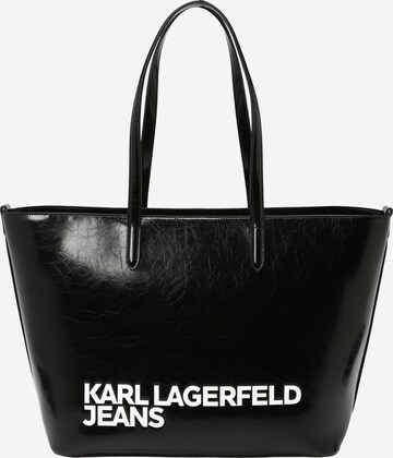 KARL LAGERFELD JEANS Shoppingväska i svart: framsida