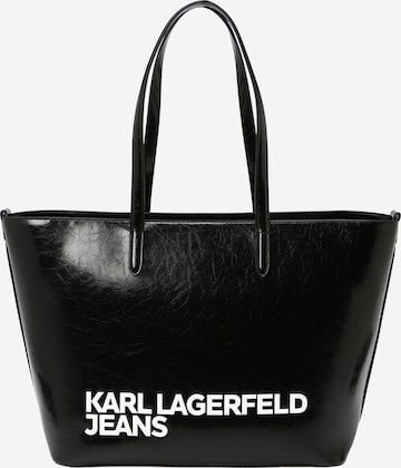 KARL LAGERFELD JEANS Μεγάλη τσάντα σε μαύρο: μπροστά