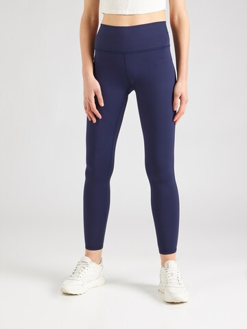 Fabletics Skinny Sporthose 'Define' in Blau: Vorderseite