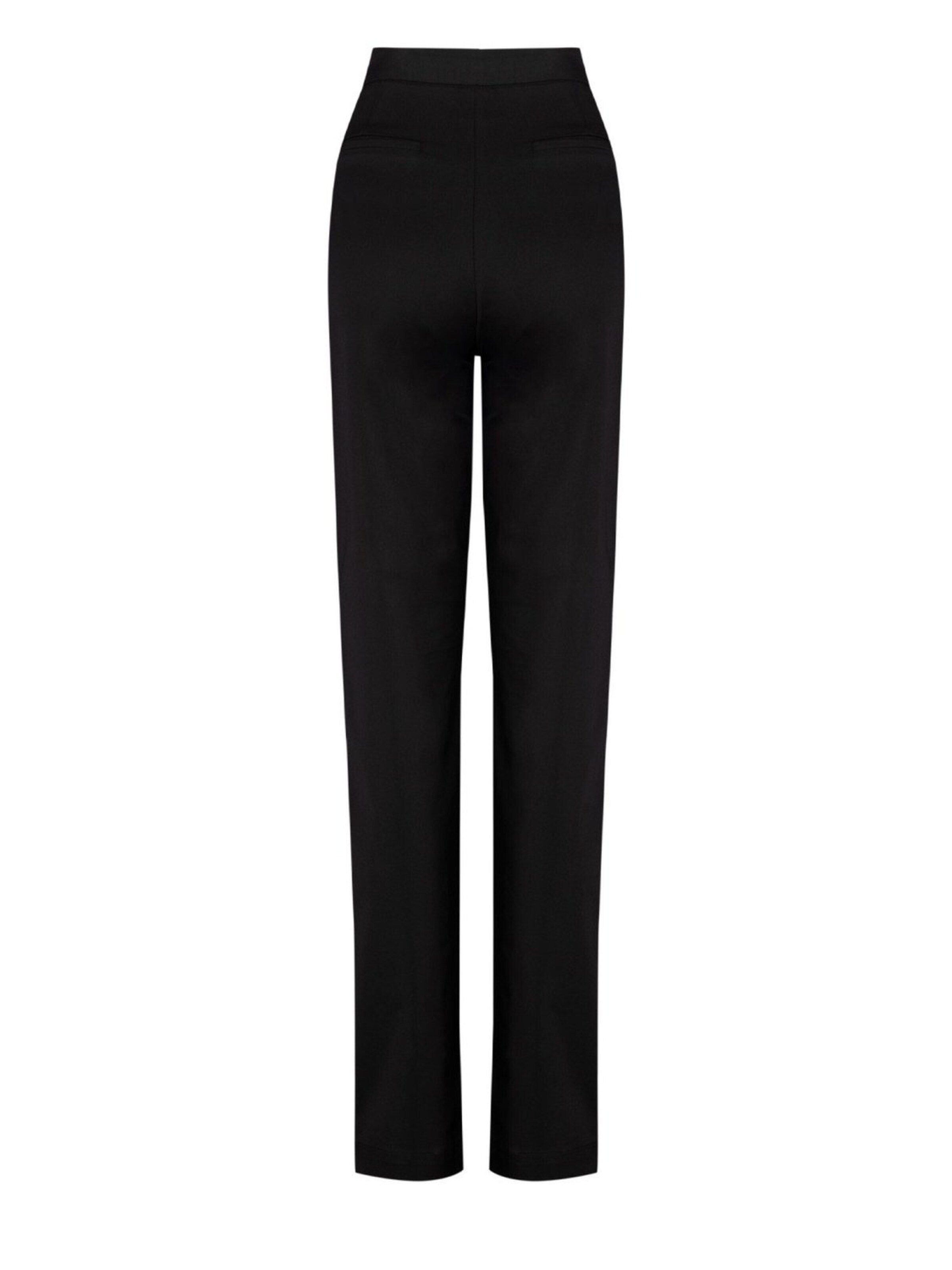 Coupe slim Pantalon PCFG en noir : devant