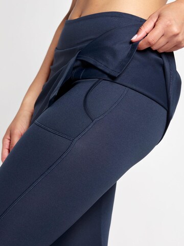 SPORTKIND Sportrok '2-in-1 Skirt with Long Leggings / Skapri' in Blauw