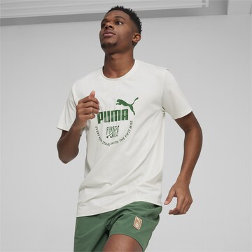 PUMA Λειτουργικό μπλουζάκι 'First Mile' σε γκρι: μπροστά