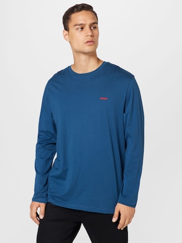 HUGO Red Shirt 'Derol 222' in Blauw: voorkant