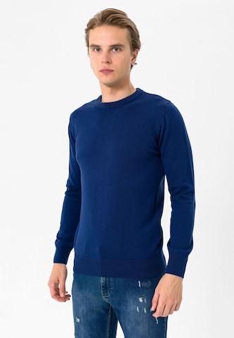 Pull-over Moxx Paris en bleu : devant