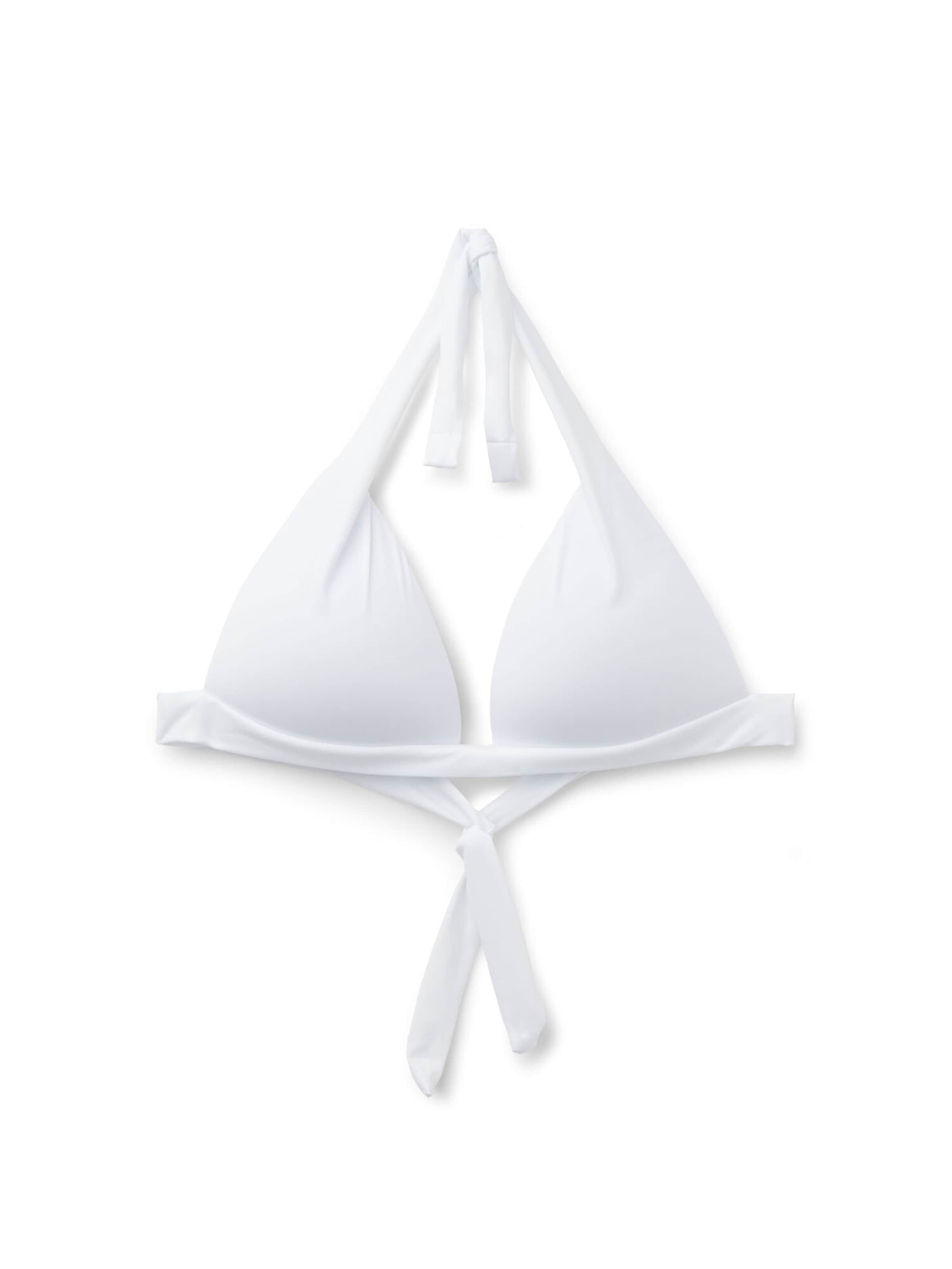 CALZEDONIA Bikini Top 'Premium Fit' in White: front