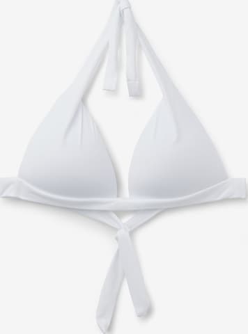 CALZEDONIA Bikini Top 'Premium Fit' in White: front