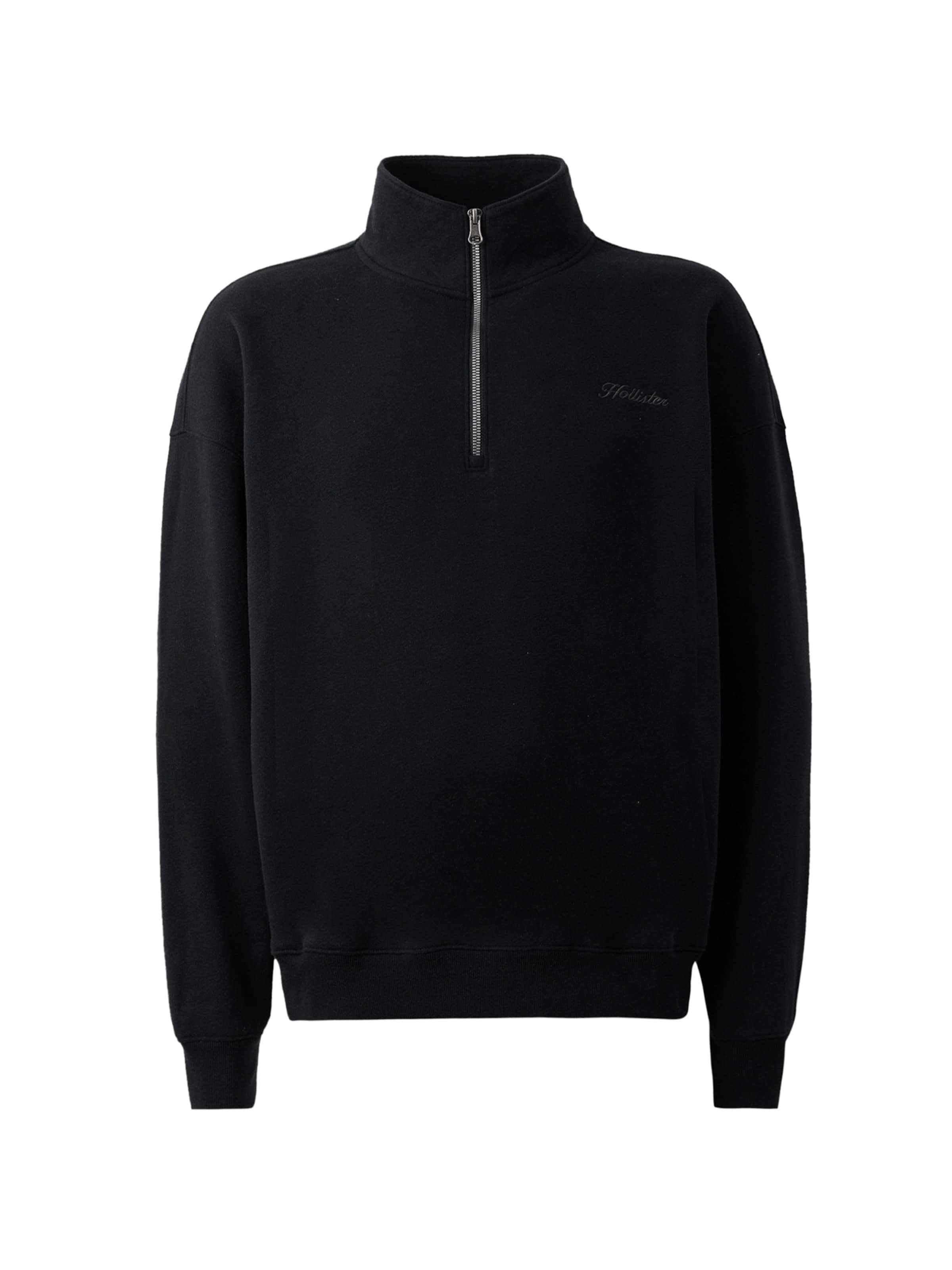 HOLLISTER Свитшот в Черный: спереди