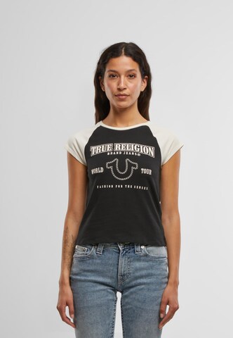 True Religion Tričko – černá: přední strana