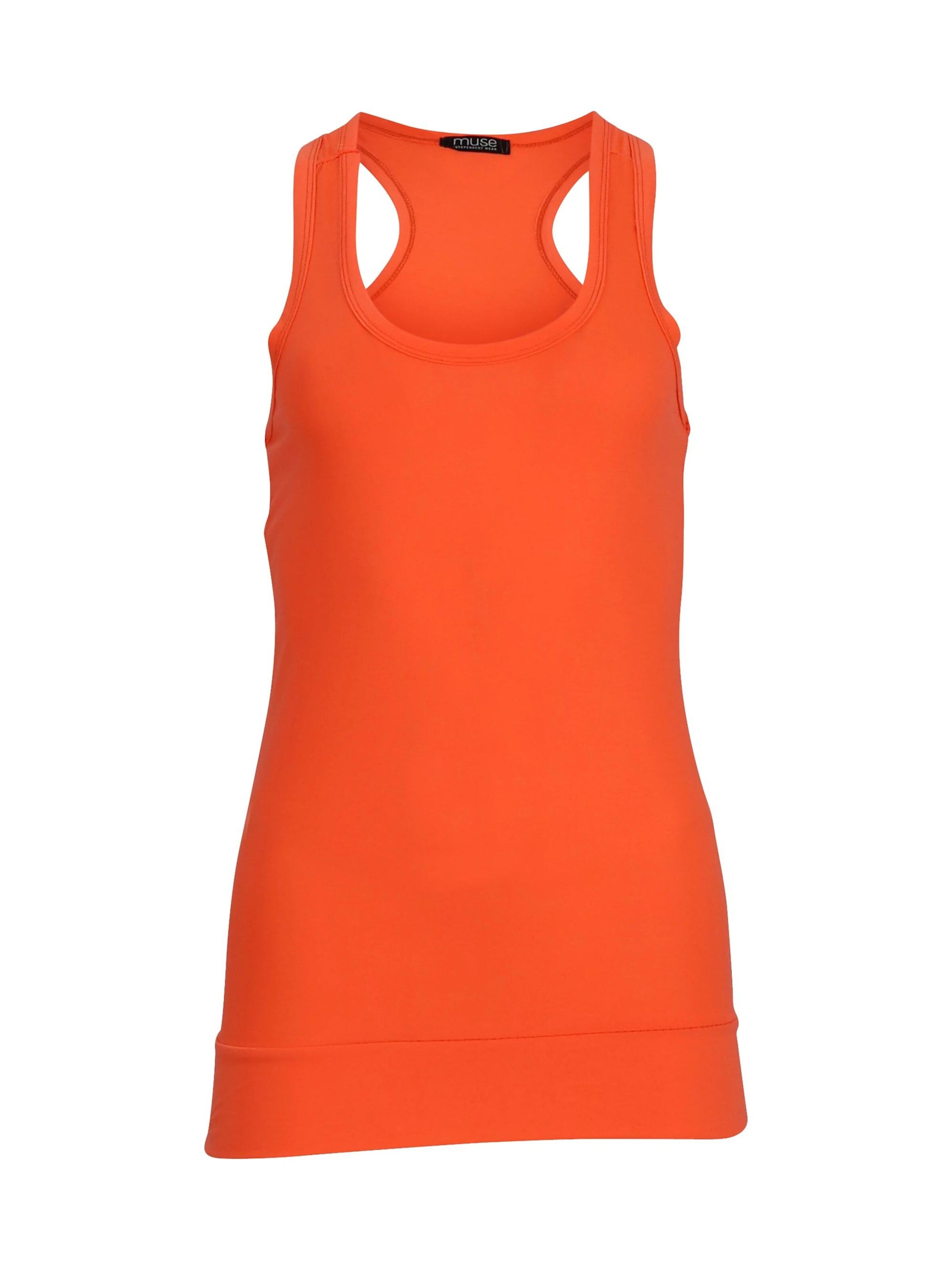 Easy Young Fashion Top in Orange: front