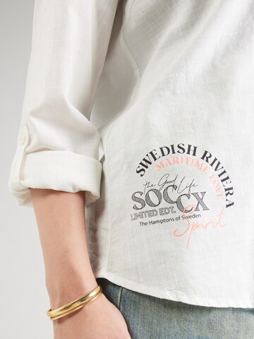 Soccx Bluse in Weiß