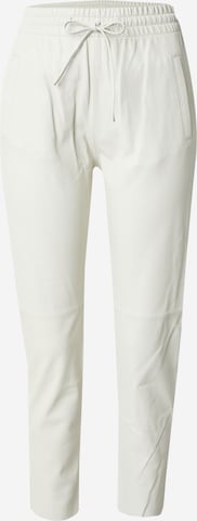 OAKWOOD Slim fit Pants 'GIFT' in White: front