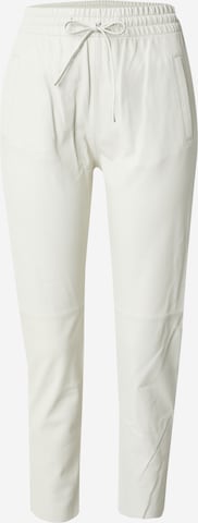 Coupe slim Pantalon 'GIFT' OAKWOOD en blanc : devant
