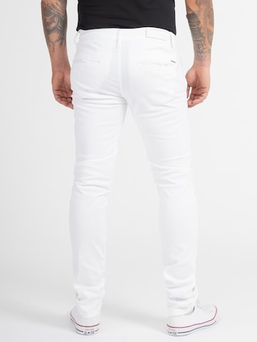 Indumentum Slim fit Chino Pants in White