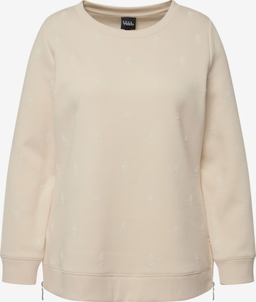 Ulla Popken Sweatshirt in Beige: predná strana