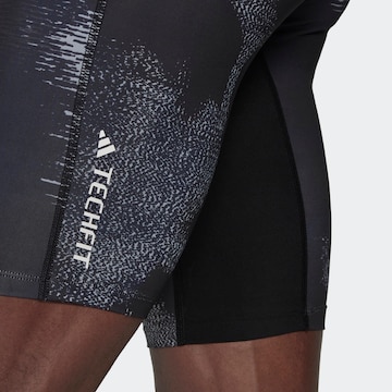 ADIDAS PERFORMANCE Athletic Underwear 'Techfit Allover Print' in Black