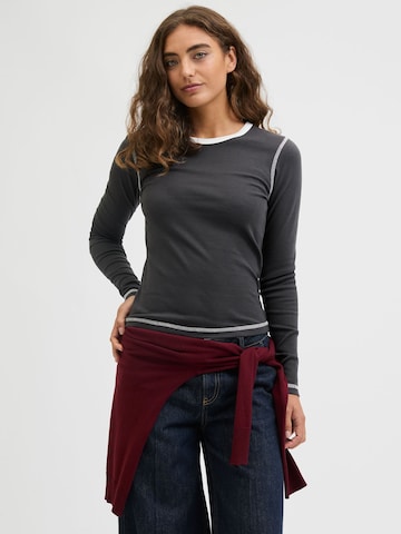 JJXX Shirt 'JXBarbara' in Grijs: voorkant