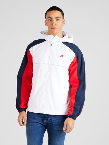 Tommy Jeans Between-Season Jacket 'Chicago' in White: front