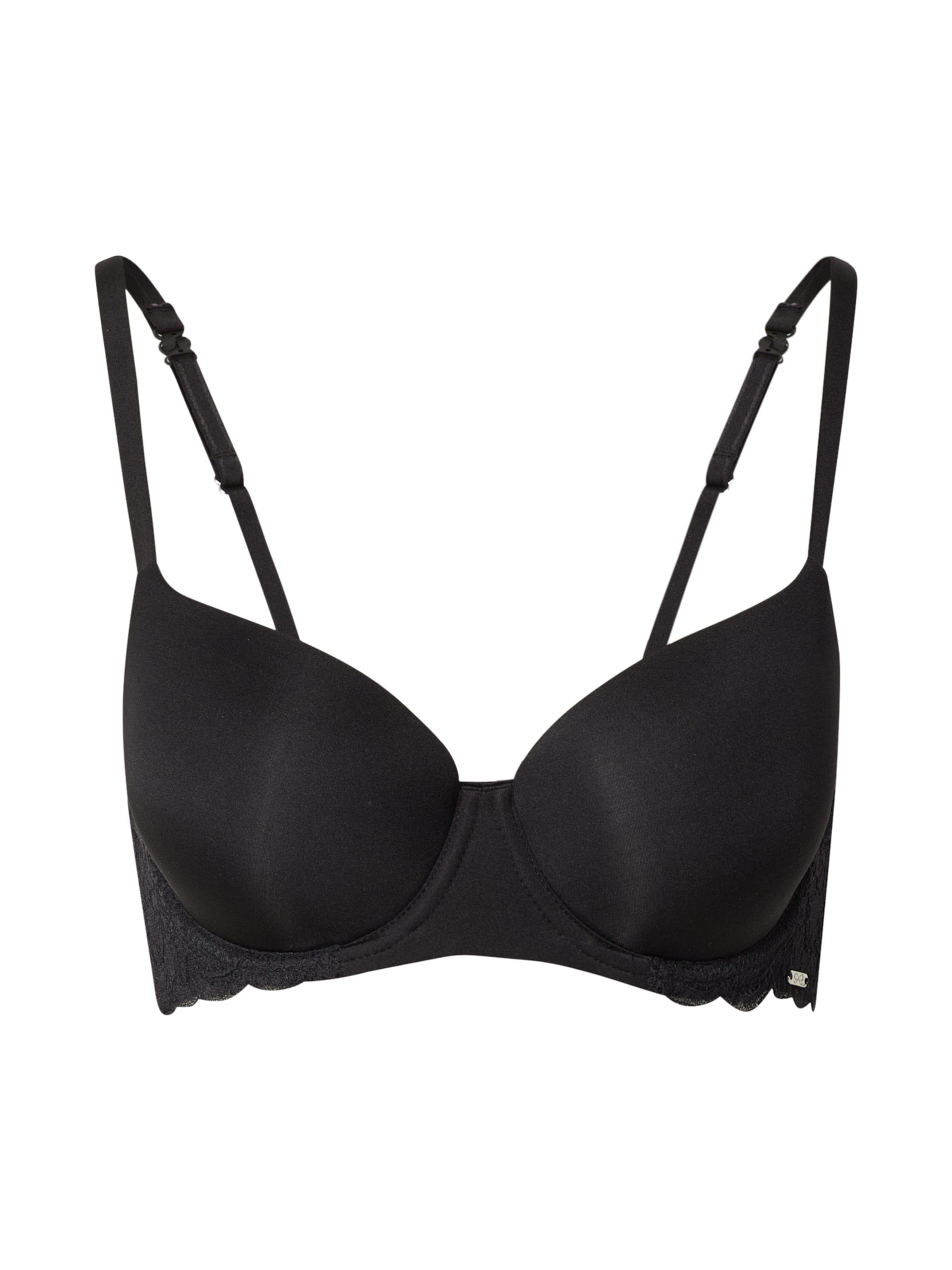 Hunkemöller - Clásico Sujetador 'Angie' en negro: frente