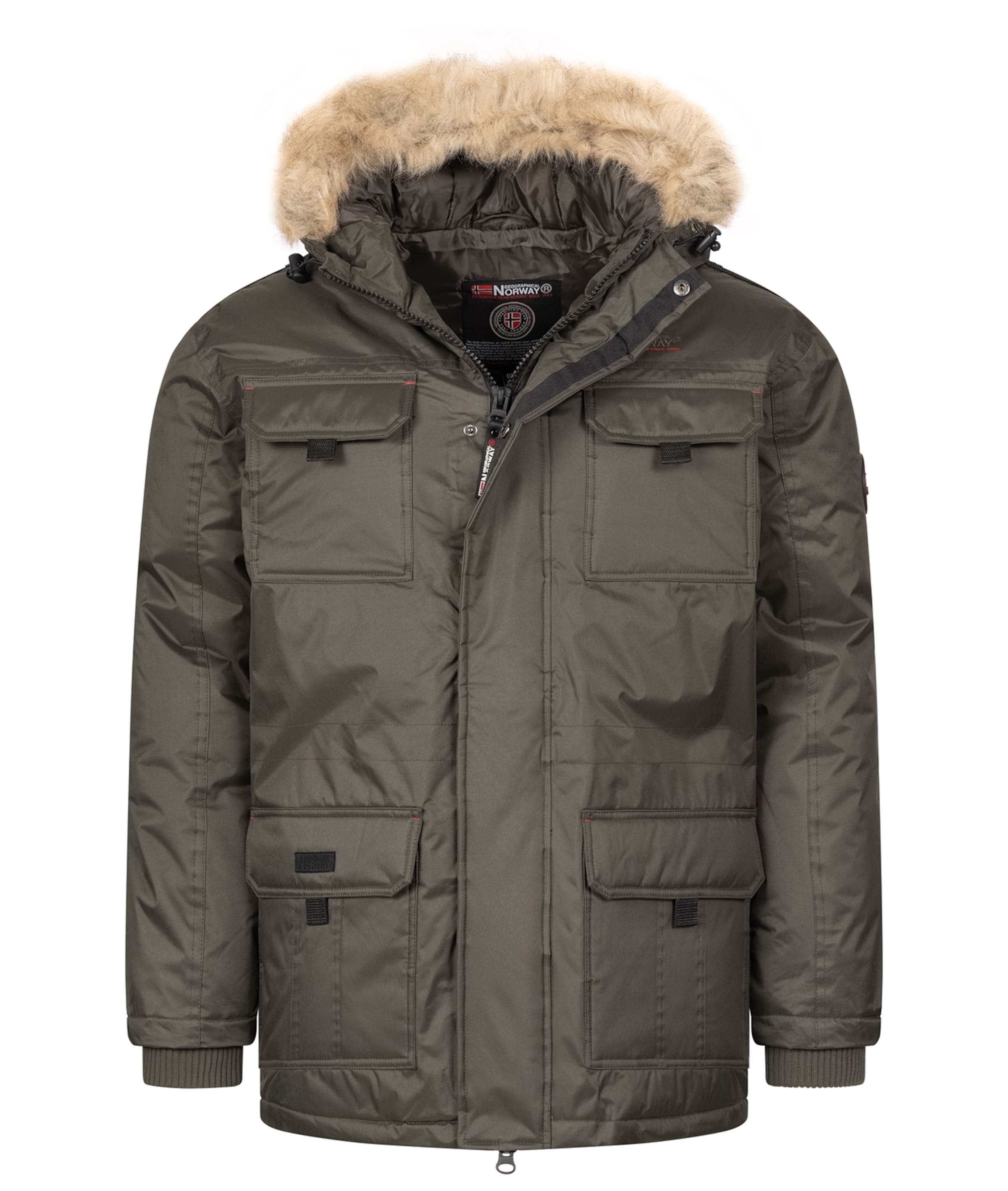 GEOGRAPHICAL NORWAY Winter jacket in Green: front