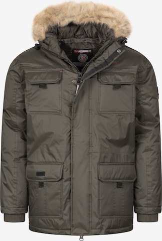 Geographical Norway Winterjas in Groen: voorkant