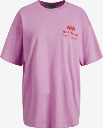 JJXX - Camiseta talla grande 'Kayle' en lila: frente