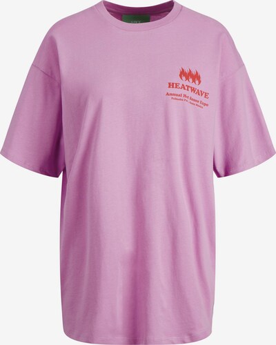 JJXX T-shirt oversize 'Kayle' en violet clair / rouge, Vue avec produit