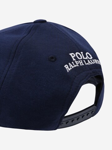 Șapcă de la Polo Ralph Lauren pe albastru