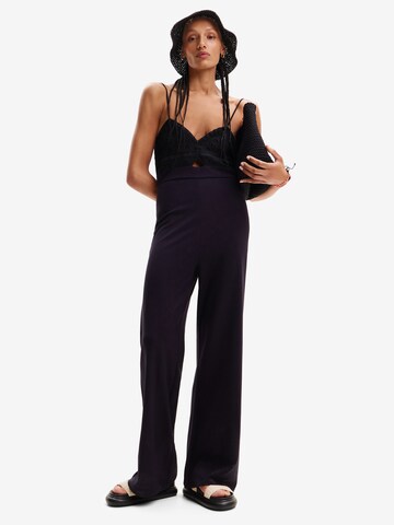 Desigual Jumpsuit 'Crochet' in Zwart