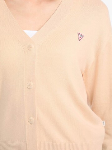 GUESS JEANS Knit Cardigan in Beige