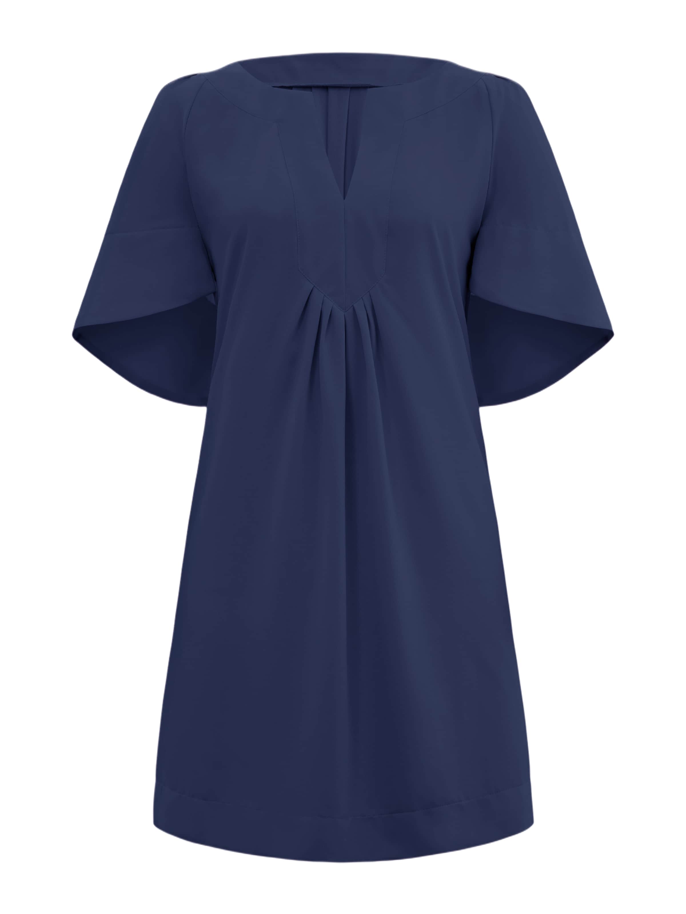 Rochie de la Imily Bela pe albastru: față