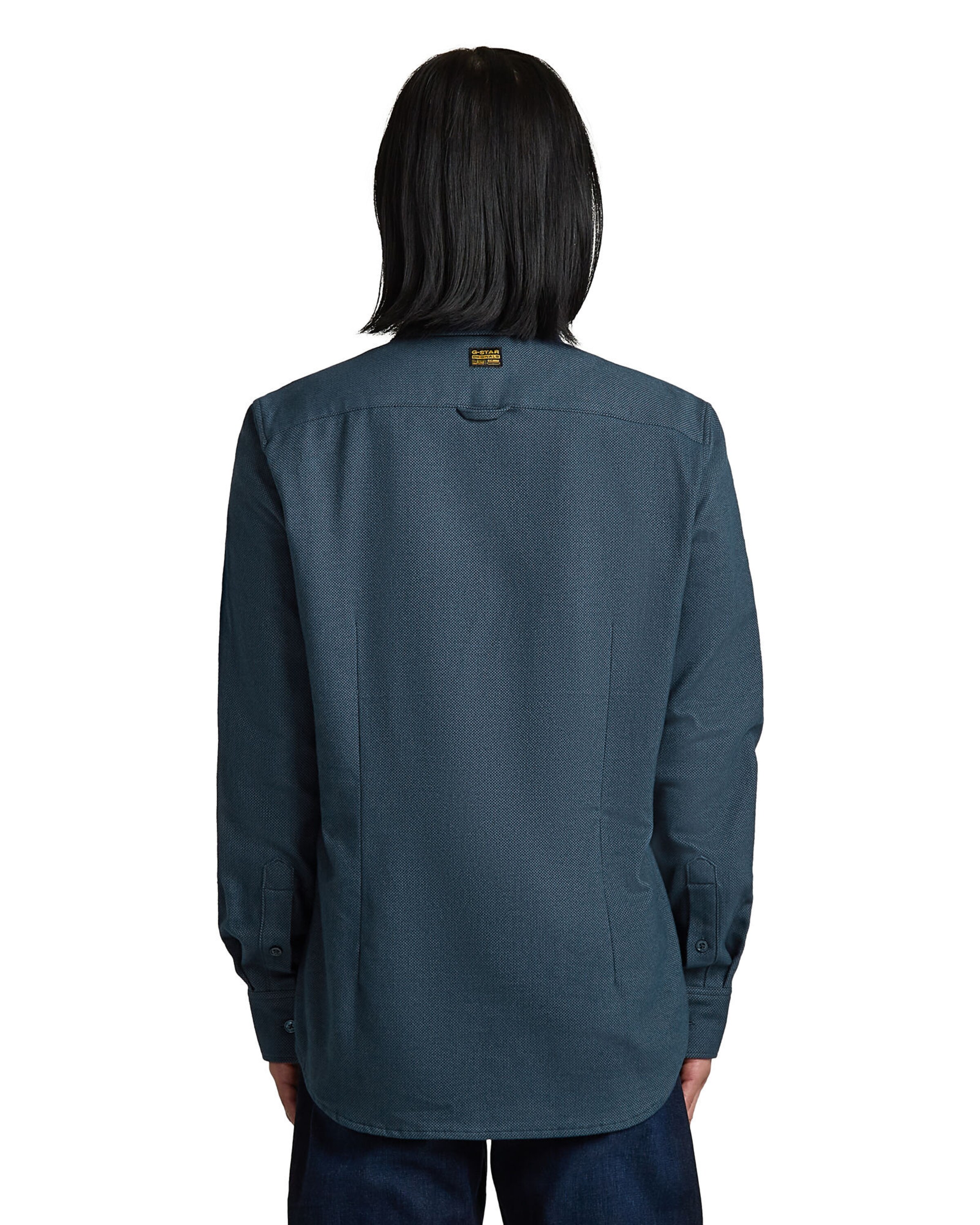G-STAR Slim fit Button Up Shirt 'Bristum 2.0' in Blue